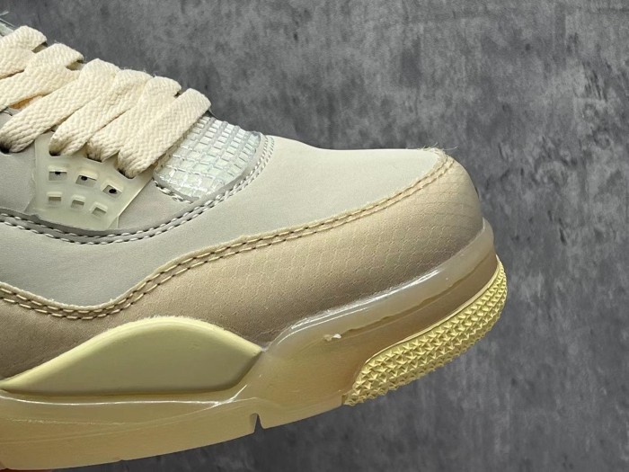 OFF-WHITE x Air Jord@n 4 Retro 'Sail'