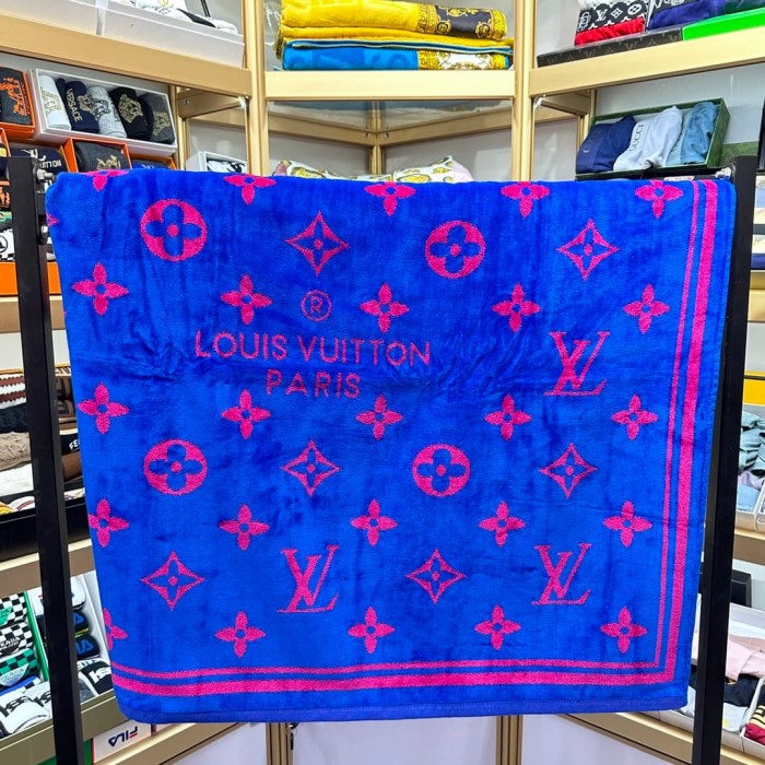 Monogram Floral 3D Jacquard Beach & Bath Towel 6 colors