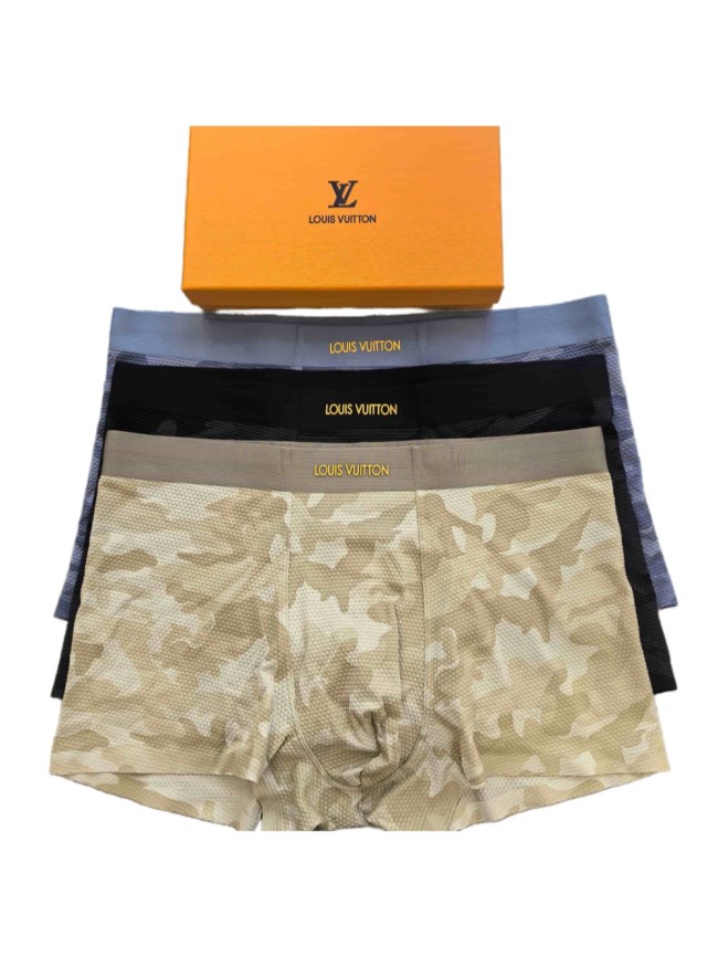 Soft Camouflage Men's Underwear 3 pieces per box