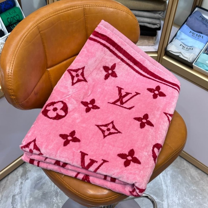 Monogram Floral 3D Jacquard Beach & Bath Towel 6 colors