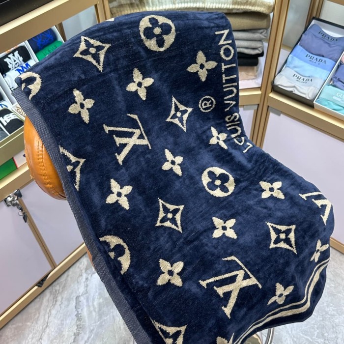 Monogram Floral 3D Jacquard Beach & Bath Towel 6 colors