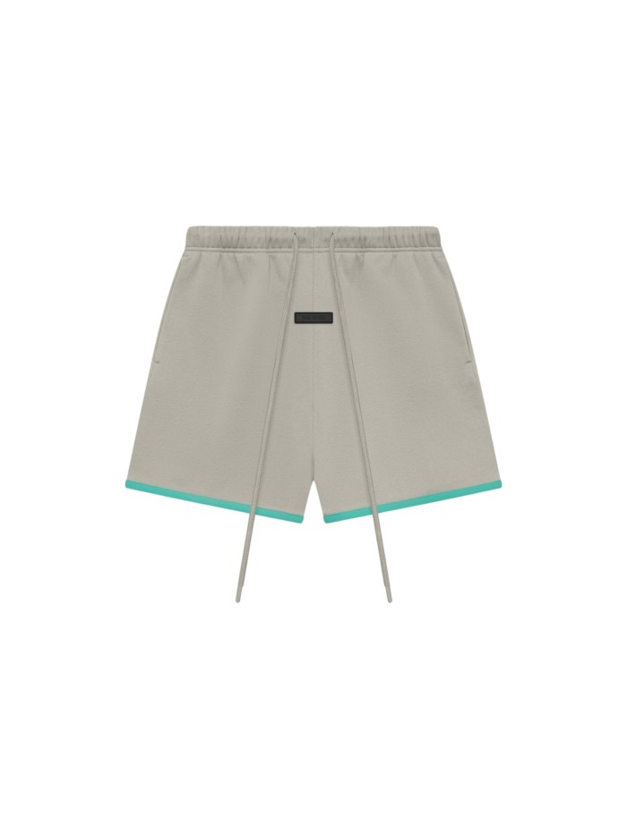 Fear of God Essentials 1:1 quality version 3D Silicone Curved Logo T-shirt & Shorts Set 5 colors