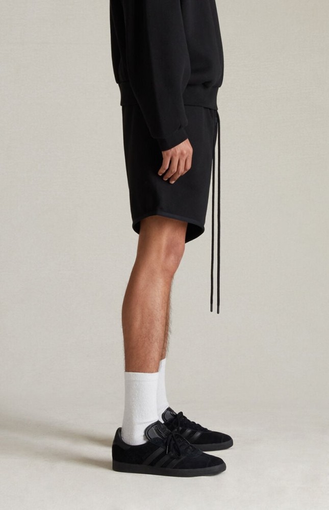 Fear of God Essentials 1:1 quality version 3D Silicone Curved Logo T-shirt & Shorts Set 5 colors