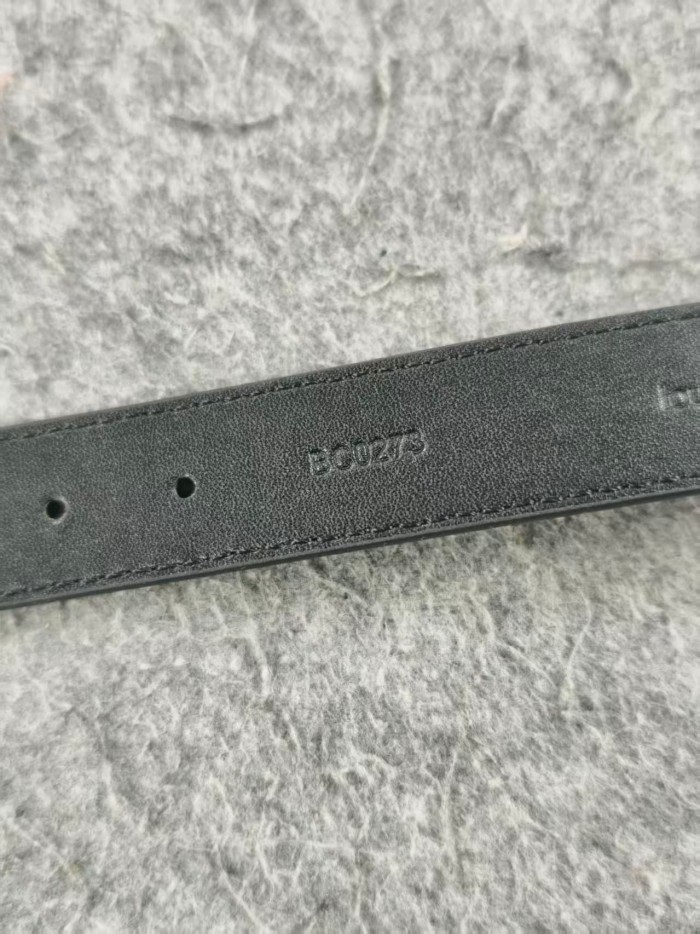 LV Striped Silver-Buckle Flannel Bracelet