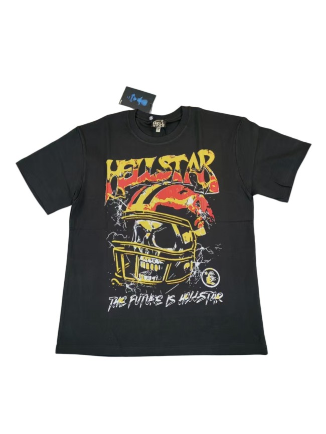 Hellstar Studio City Limited Skull with Helmet Print Tee