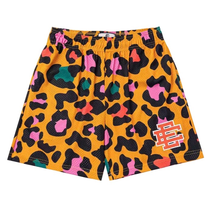 Eric Emanuel Leopard Camo Digital Print Mesh Shorts 3 colors