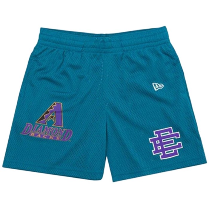 Alphabet & Animal Digital Print Mesh Shorts 22 colors