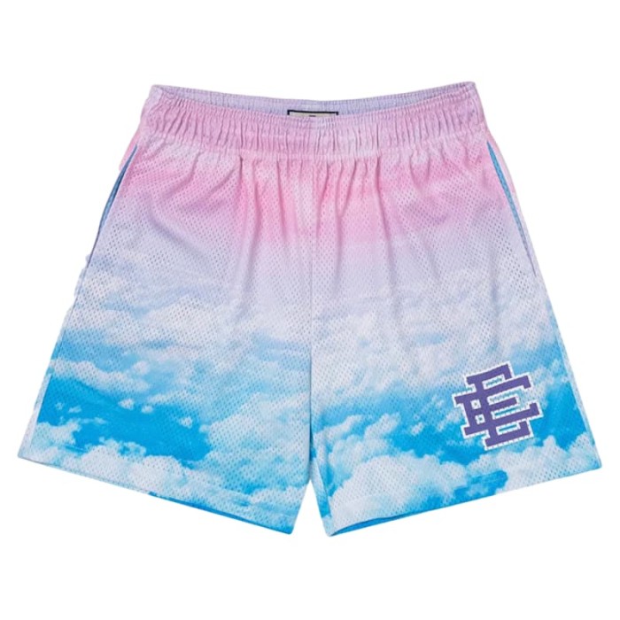 Dreamy Colorful Cloud Mesh Shorts 7 colors