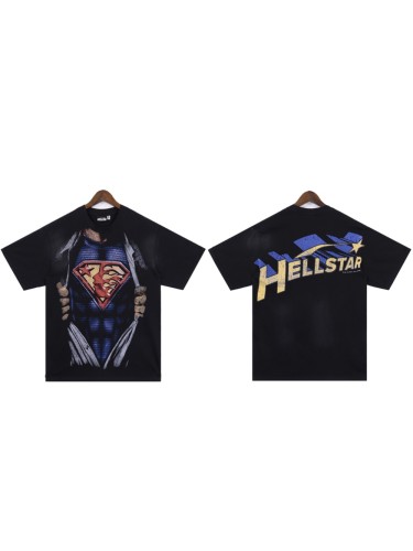 Hellstar Studio Hellstar Superman Print Washed Version tee 2 colors