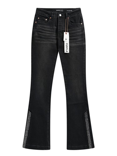 Rhinestone-embellished Flared Jeans 28531544