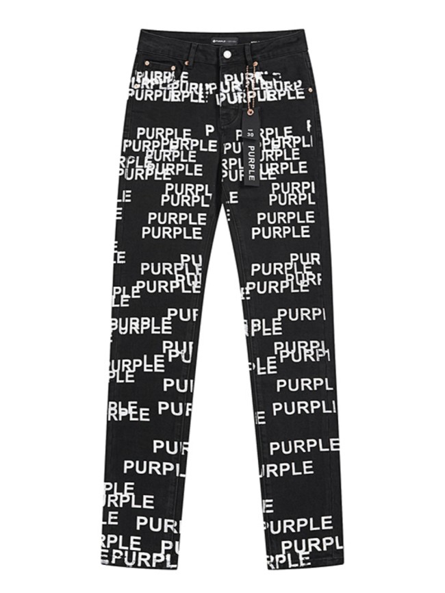 Full-Print White Logo Jeans 28678944