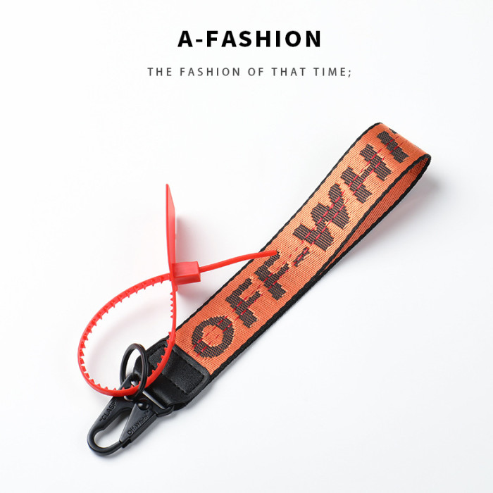 Embroidered Canvas Logo Pendant Keychain 15 colors 28689511