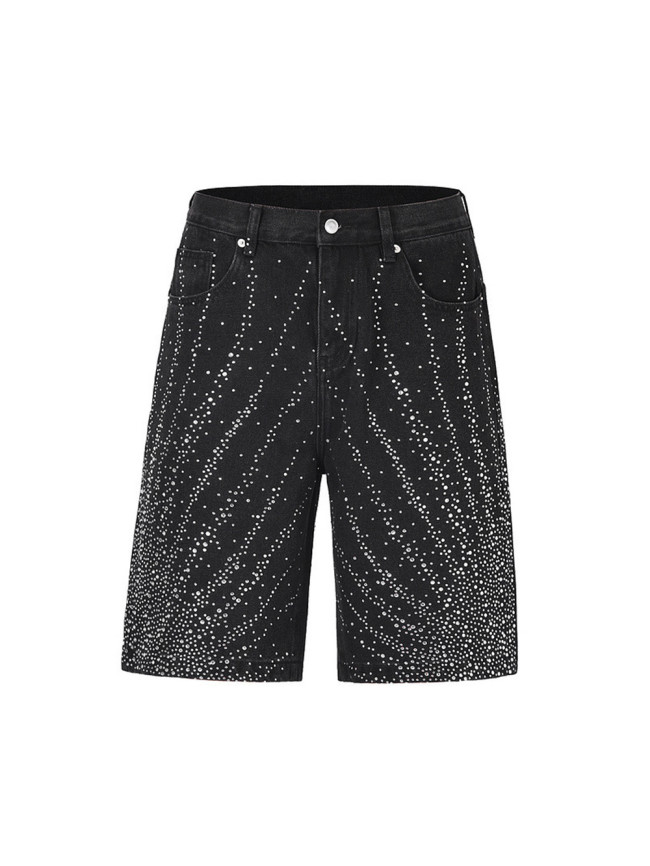 Washed Sparkle Denim Shorts 2 colors 28500155