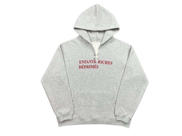 Pin Letter Print Hoodie 28703234