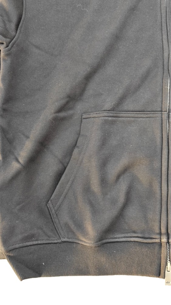 Heavyweight version in pure cotton fabric Hooded Zipper hoodie balaclava 28693314