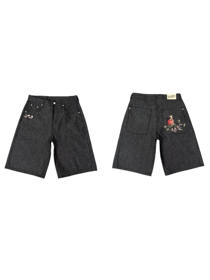 Kid Koi Embroidered Jorts 28972728