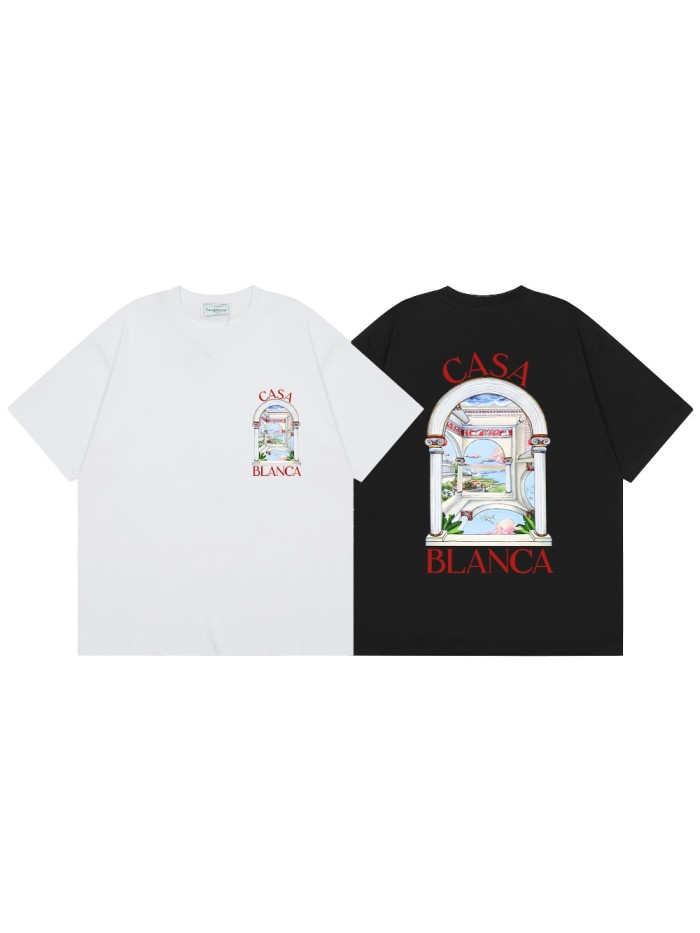 28383705 Airplane rainbow Print tee 2 colors