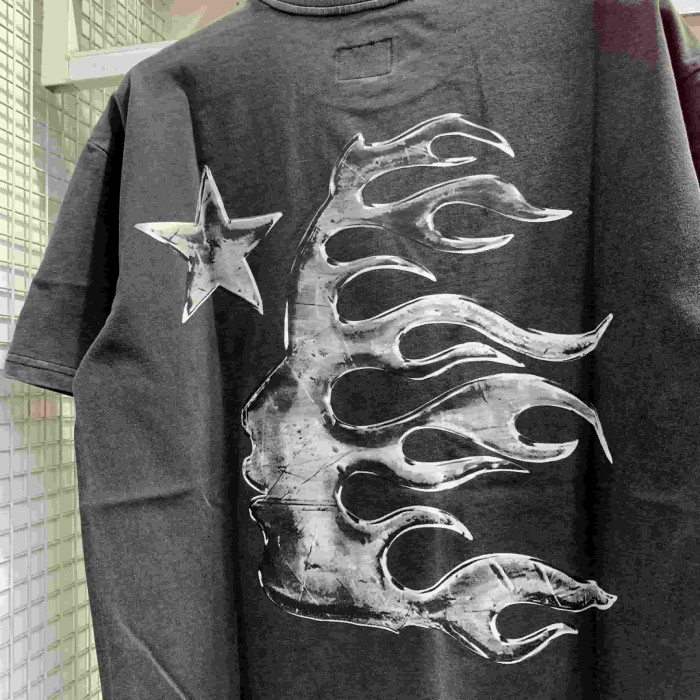 Hellstar Studio Logo Printed tee Chest Back