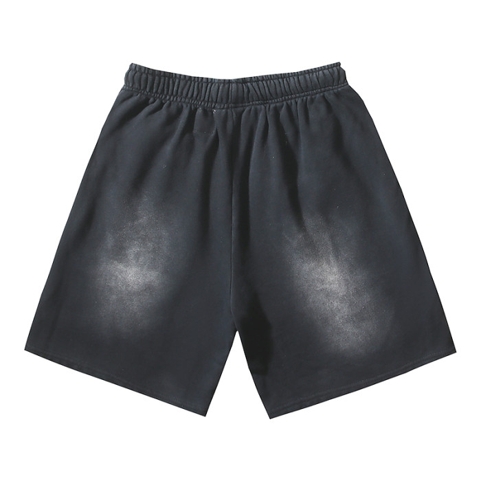 Hellstar Studio Side Face Goddess Mud Print Side Pocket Shorts 3 colors