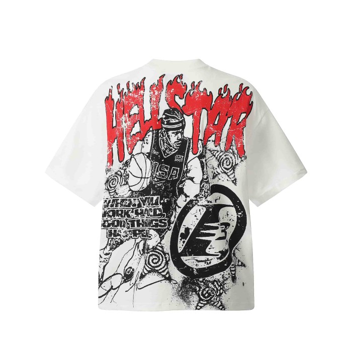 Hellstar Studio Full Print Series Iverson Vintage Tee 2 colors