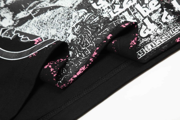 Hellstar Studio Vintage Graffiti Hip Hop Small Logo Back Tee 2 colors