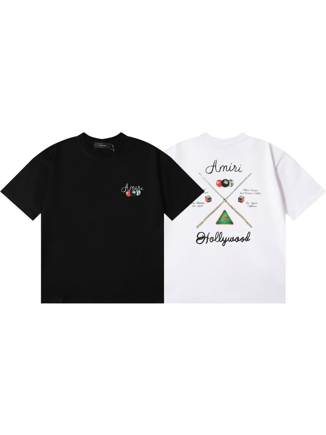 Billiard Letter Print tee 2 colors