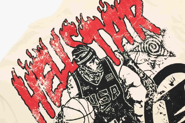Hellstar Studio Full Print Series Iverson Vintage Tee 2 colors