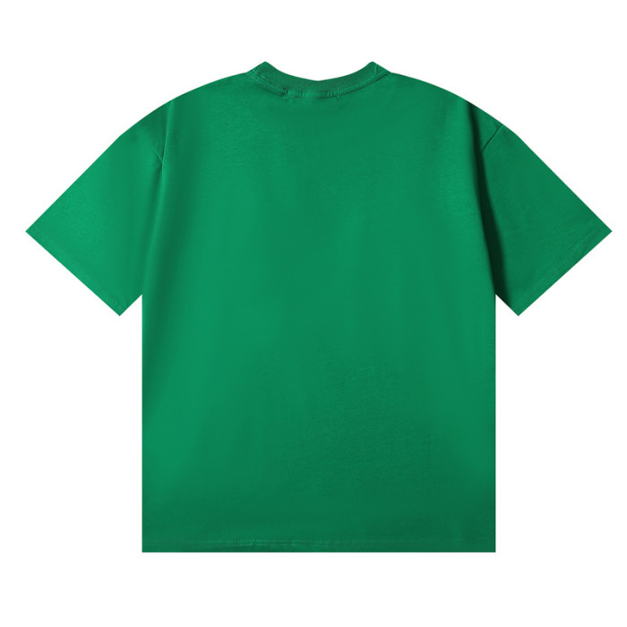 Amiri Mismatched Foam Letter Print Round Neck Tee 4 colors