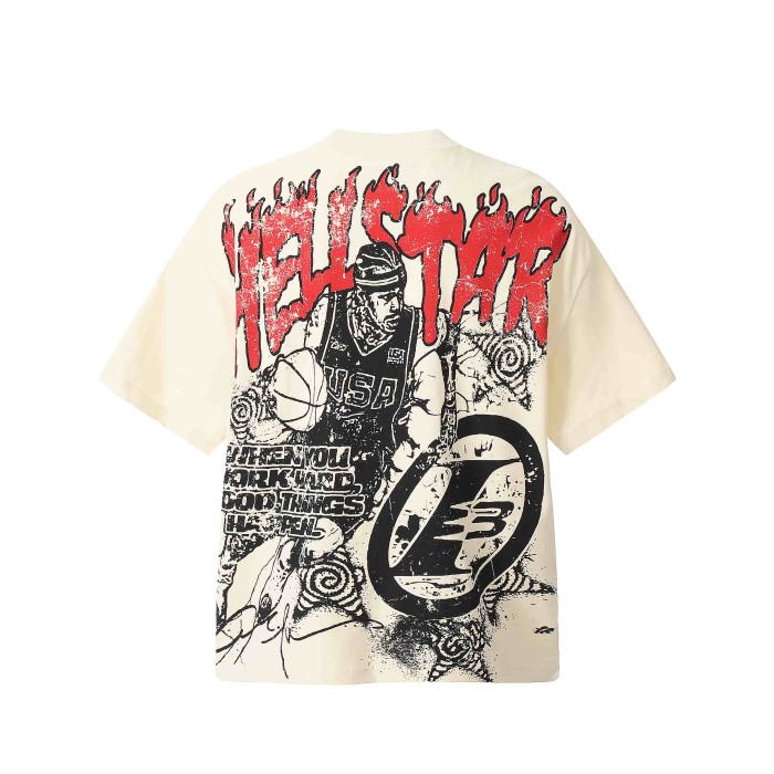 Hellstar Studio Full Print Series Iverson Vintage Tee 2 colors