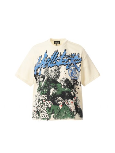Hellstar Studio All-over graffiti character print Tee