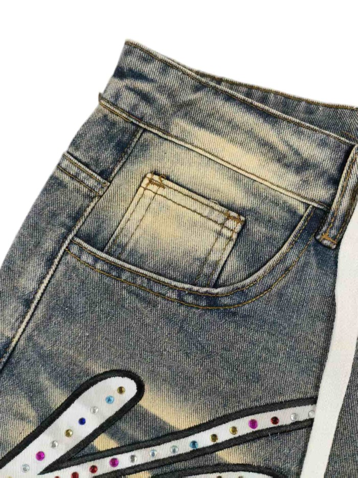 Vale Forever Logo Skittlrs Jorts Jean Shorts
