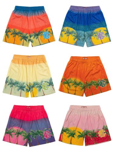 Sun Coconut Tree Digital Print Mesh Shorts 6 colors