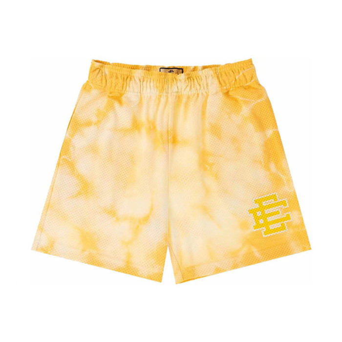 Tie-dye and Smudging Digital Print Mesh Shorts 14 colors