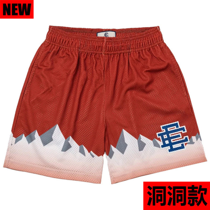 Forest Mountains Digital Print Mesh Shorts 7 colors