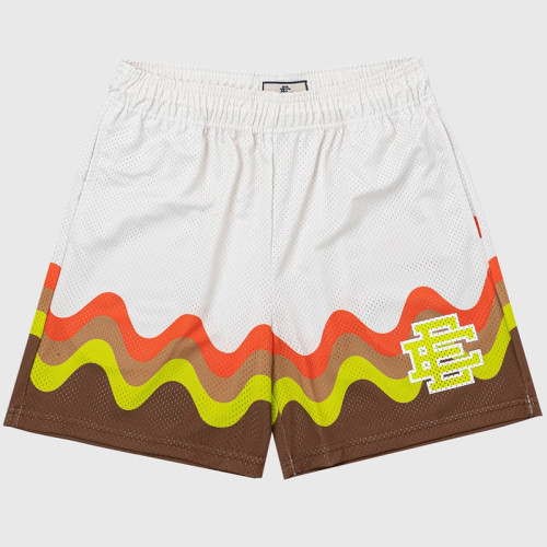 Quadruple Wave Digital Print Mesh Shorts 3 colors