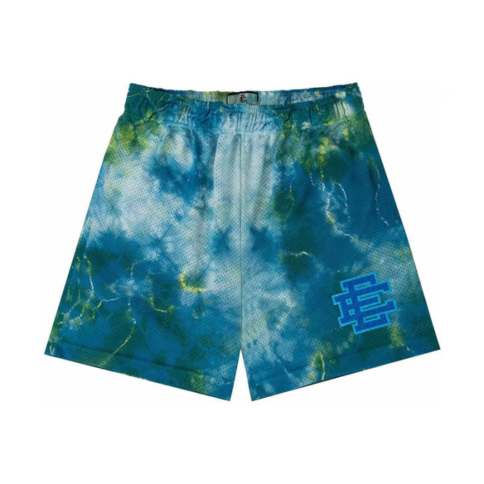 Tie-dye and Smudging Digital Print Mesh Shorts 14 colors
