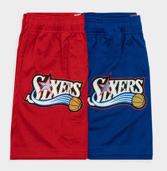 Philadelphia 76ers Digital Print Mesh Shorts 9 colors