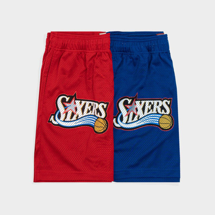Philadelphia 76ers Digital Print Mesh Shorts 9 colors