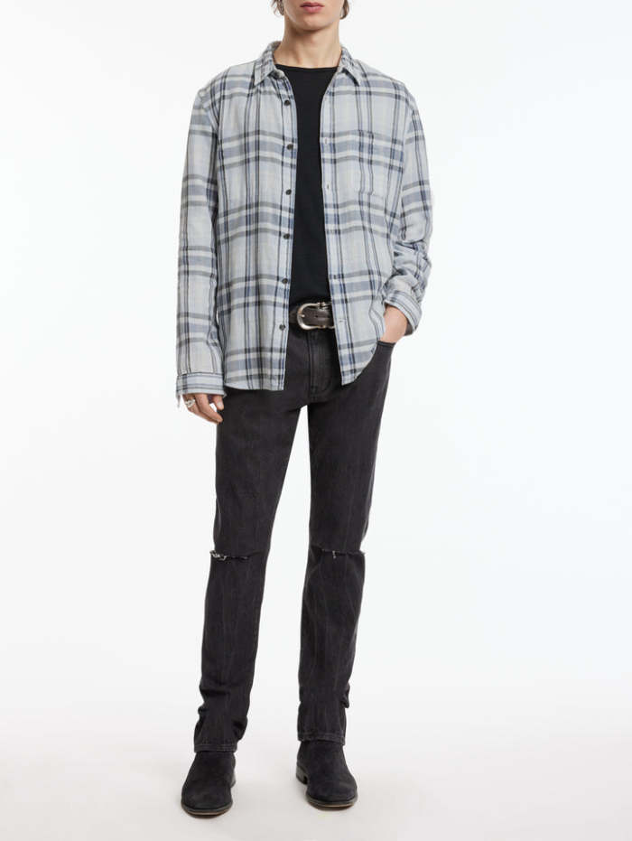 NEIL REGULAR FIT LONG SLEEVES REVERSIBLE SPORT SHIRT W600Z1