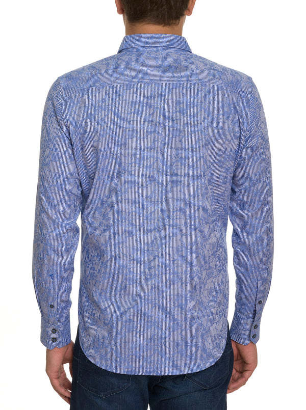 ELECTRIC SLIDE LONG SLEEVE BUTTON DOWN SHIRT