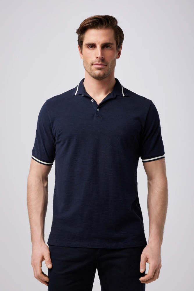 Soft Slub Match Point Polo G3101 Sky Captain