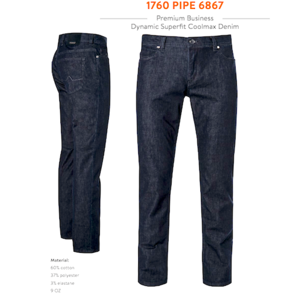 Regular Slim Fit Premium Business Jean 1760 890 Dark Blue
