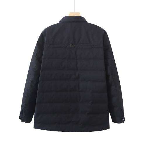 Winter men's light lapel down jacket