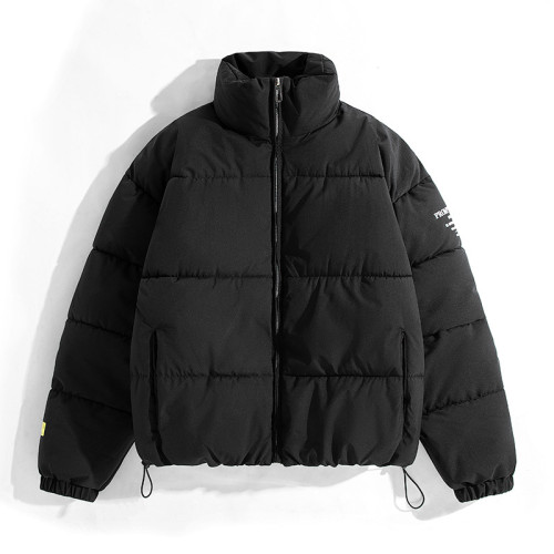Solid color warm winter down jacket
