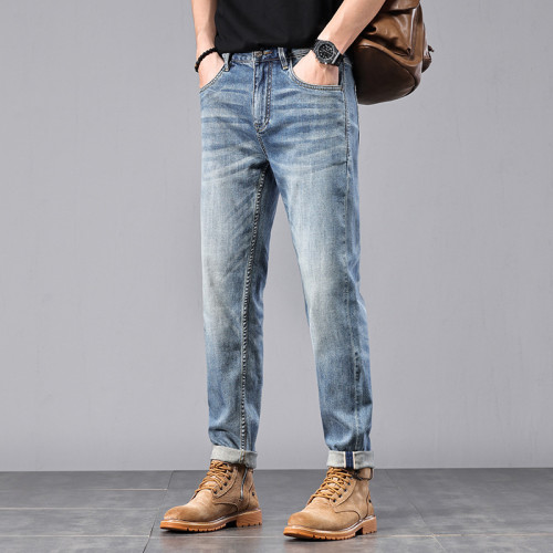Wash water all straight tube loose casual men's trousers
