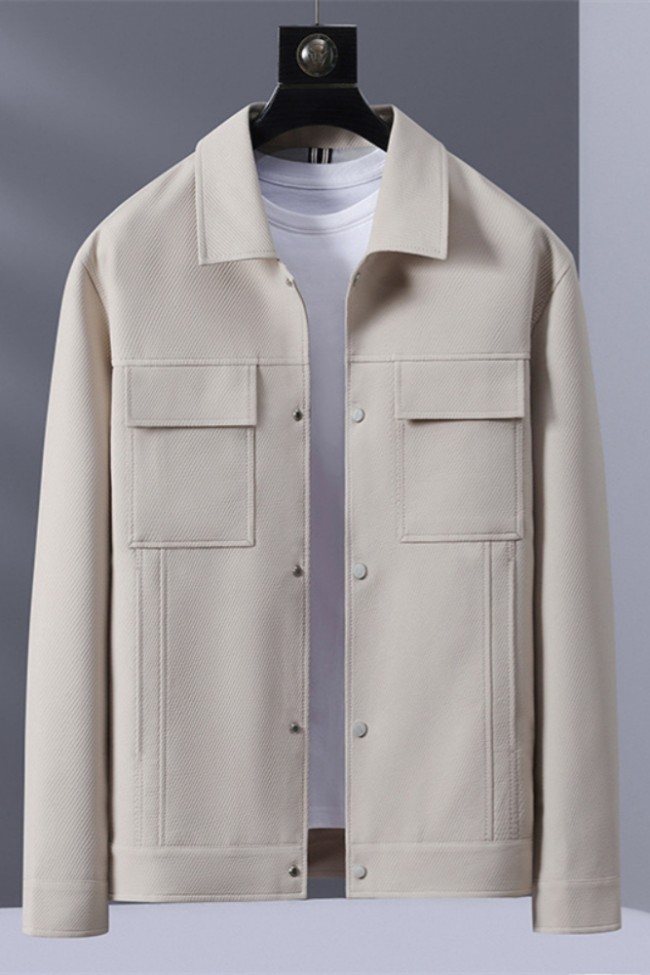 Solid Color Lapel Jacket 3 colors