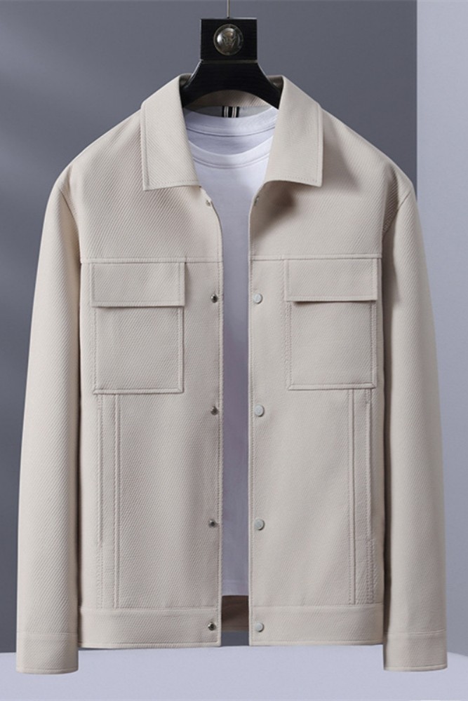 Solid Color Lapel Jacket 3 colors