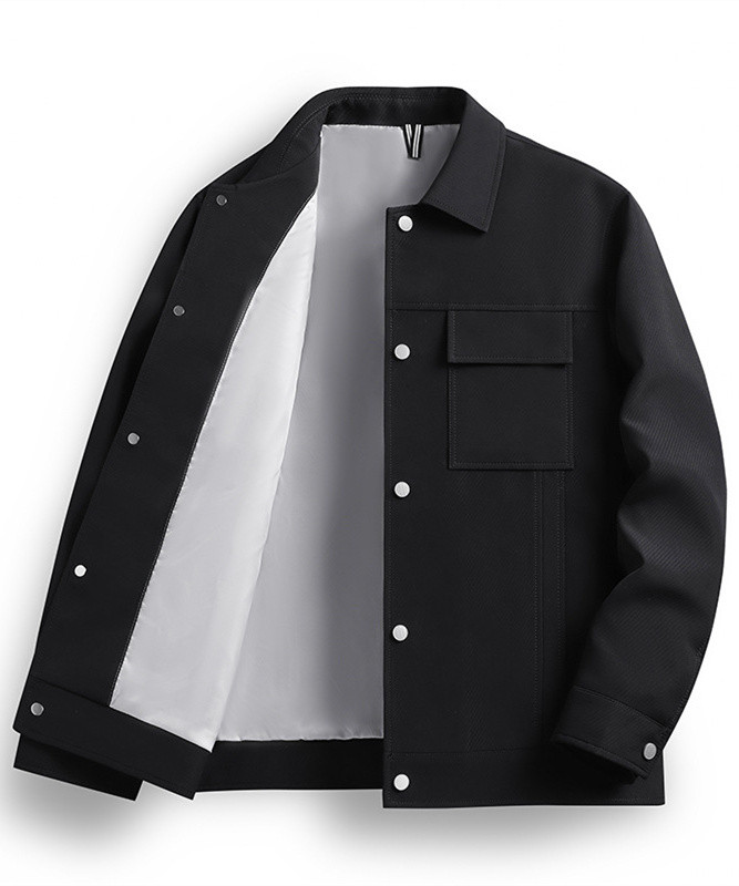 Solid Color Lapel Jacket 3 colors