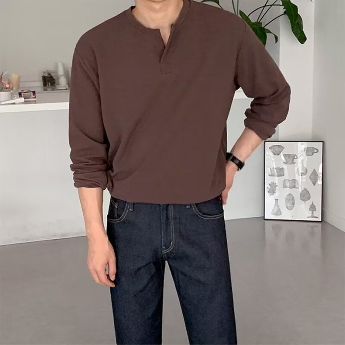 Classic Men's V-neck knitwear 3 colors