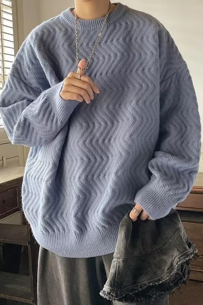 Men's Knit Pullover 3 colors